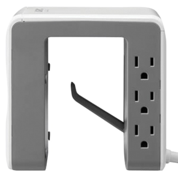 APC PE6U4W Essential SurgeArrest Desk-Mount Power Station with 6 Outlets and 4 USB Charging Ports (White) APC PE6U4W Essential SurgeArrest Desk-Mount Power Station with 6 Outlets and 4 USB Charging Ports (White)