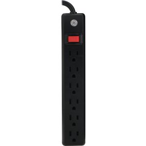 GE 14088 6-Outlet General-Purpose Power Strip with 6ft Cord
