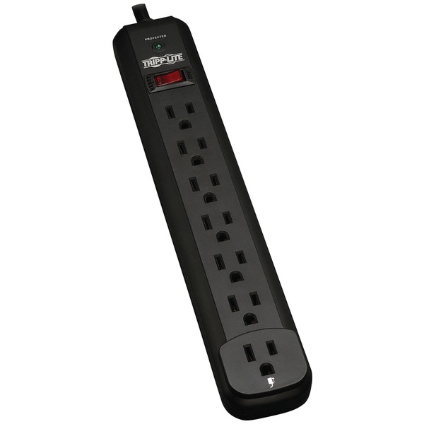 Tripp Lite TLP712B 7-Outlet Surge Protector (12ft Cord; Black) Tripp Lite TLP712B 7-Outlet Surge Protector (12ft Cord; Black)