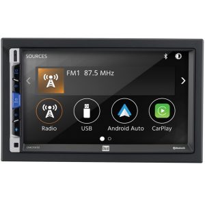 Dual DMCPA70 7-Inch Double-DIN In-Dash Mechless Receiver with Bluetooth