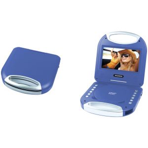 SYLVANIA SDVD7049-BLUE 7" Portable DVD Player with Integrated Handle (Blue)