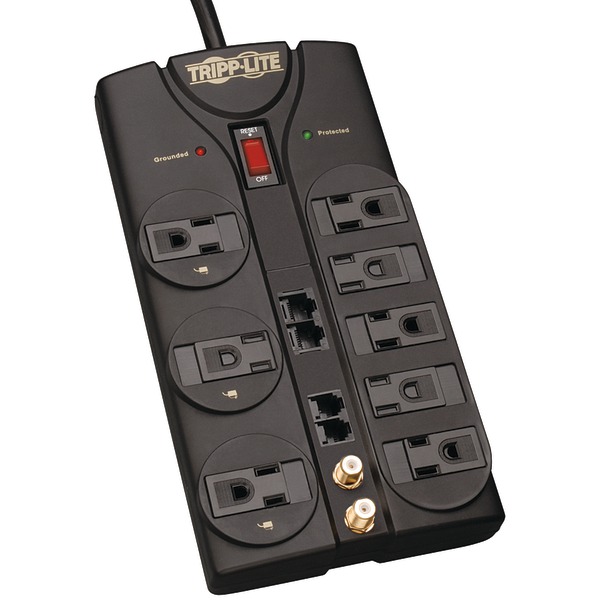 Tripp Lite TLP810NET Protect It! 8-Outlet Surge Protector (3 Tripp Lite TLP810NET Protect It! 8-Outlet Surge Protector (3