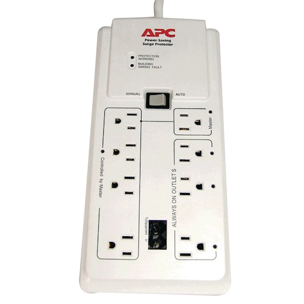 APC P8GT 8-Outlet Energy-Saving Surge Protector APC P8GT 8-Outlet Energy-Saving Surge Protector