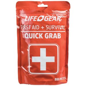 Life+Gear 41-3819 88-Piece Quick Grab First Aid & Survival Kit