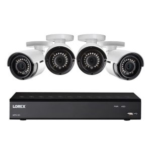 Lorex LHA21081TC4LC 1080p HD Security Camera System with 1 Terabyte 8-Channel DVR and Four 1080p Bullet Cameras