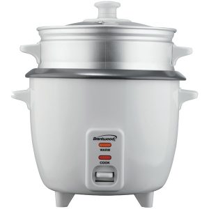 Brentwood Appliances TS-180S Rice Cooker with Steamer (8 Cups