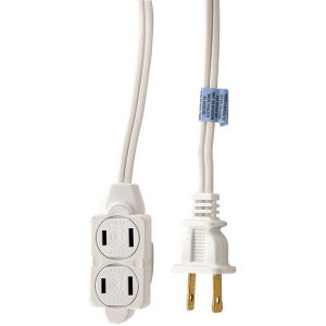 GE(R) JASHEP51947 3-Outlet Polarized Indoor Extension Cord (9ft)