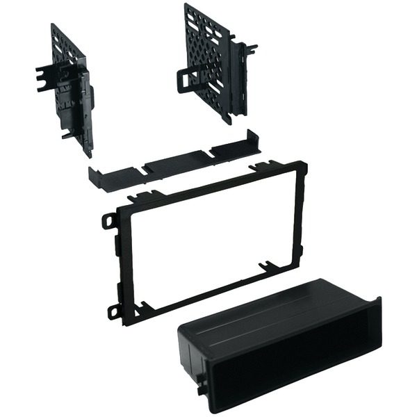 Best Kits and Harnesses BKGMK421 Double-DIN/Single-ISO with Pocket Kit for GM Universal 1992 through 2012 with Oversized Radios