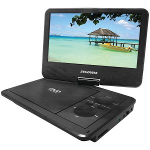SYLVANIA SDVD9321 9" Swivel-Screen Portable DVD & Media Player with 4-Hour Battery