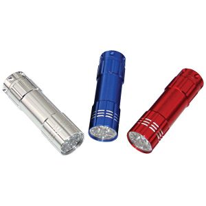 Dorcy 41-3246 50-Lumen 9-LED Aluminum Flashlights