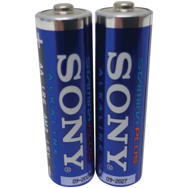 Sony AM3-B2D STAMINA PLUS AA Alkaline Batteries (2 pk)
