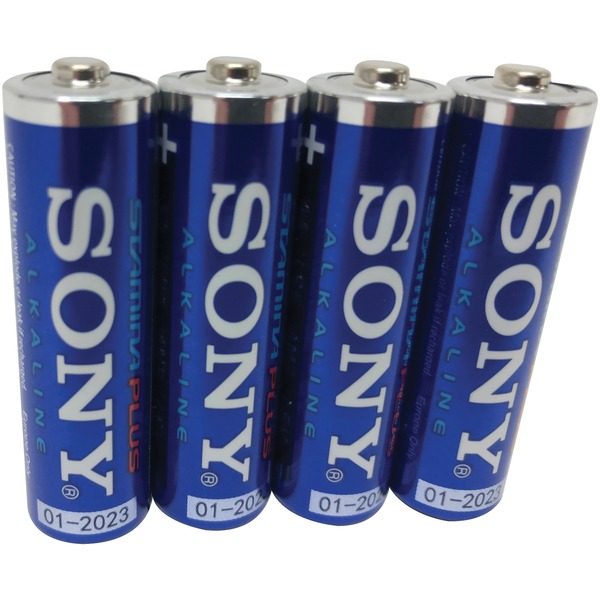 Sony AM3-B4D STAMINA PLUS AA Alkaline Batteries (4 pk)