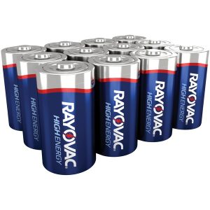 RAYOVAC 813-12PPJ Alkaline Batteries Reclosable Pro Pack (D