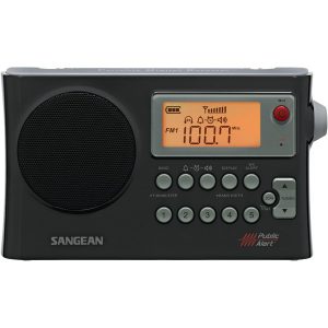 Sangean PR-D4W AM/FM/NOAA Weather Alert Portable Radio