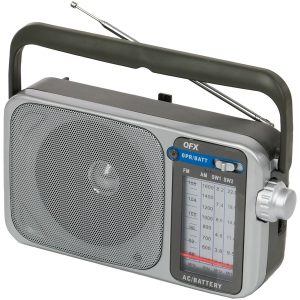QFX R-24 Retro AM/FM/SW1 and SW2 Portable Radio