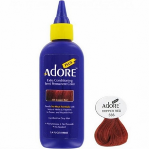 Adore Plus Semi Permanent Hair Color 336 Copper Red 3.4 oz