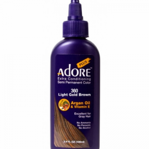 Adore Plus Semi Permanent Hair Color 360 Light Gold Brown 3.4 oz