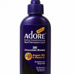 Adore Plus Semi Permanent Hair Color 380 Chocolate Brown 3.4 oz