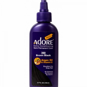 Adore Plus Semi Permanent Hair Color 390 Brown Black 3.4 oz