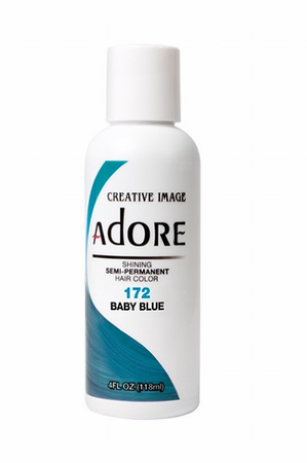 Adore Semi-Permanent Hair Color 172 Baby Blue 4 oz