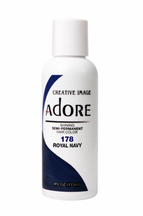 Adore Semi-Permanent Hair Color 178 Royal Navy 4 oz