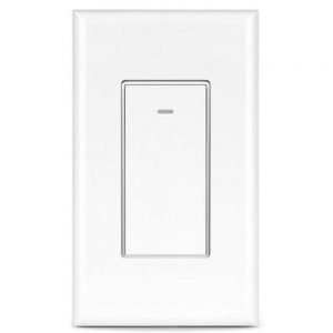 Aluratek ASHS01F 15-Amp Smart Wireless Dimmable Light Switch