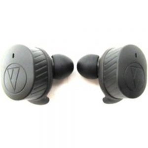 Audio-Technica SonicSport Wireless In-ear Headphones - Stereo - Wireless - Bluetooth - 32.8 ft - 14 Ohm - 20 Hz - 25 kHz - Earbud - Binaural - In-ear - Omni-directional Microphone - Black