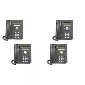 Avaya 9504 Digital Desk Telephone Pack of 4 Charcoal Gray 700510914