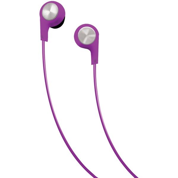 Maxell 199730 Bass 13 Heavy-Bass In-Ear Earbuds with Microphone (Purple)