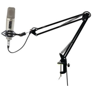 Pyle Pro PMKSH01 Universal Table Clamp Boom Shock Microphone Mount