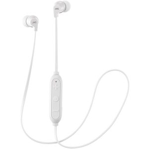 JVC HAFX21BTW In-Ear Headphones with Microphone & Bluetooth (White)