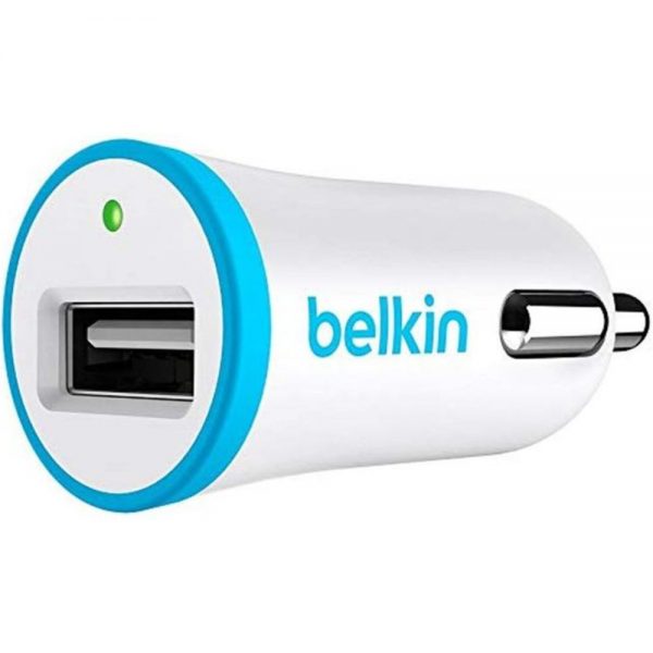 Belkin F8J054BTBLU BOOST UP USB Car Charger Adapter - Blue