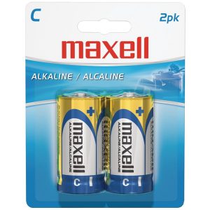 Maxell 723320 - LR142BP Alkaline Batteries (C; 2 pk; Carded)