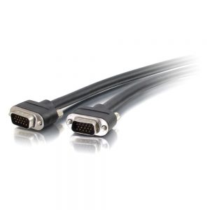 C2G 10ft VGA Cable - Select VGA Video Cable M/M - In-Wall CMG-Rated - VGA for Video Device - 10 ft - 1 x HD-15 Male VGA - 1 x HD-15 Male VGA - Black