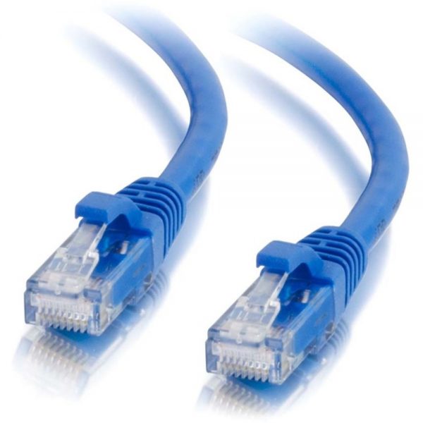 C2G 15ft Cat6a Snagless Unshielded (UTP) Network Patch Ethernet Cable-Blue - Category 6a for Network Device - RJ-45 Male - RJ-45 Male - 10GBase-T - 15ft - Blue