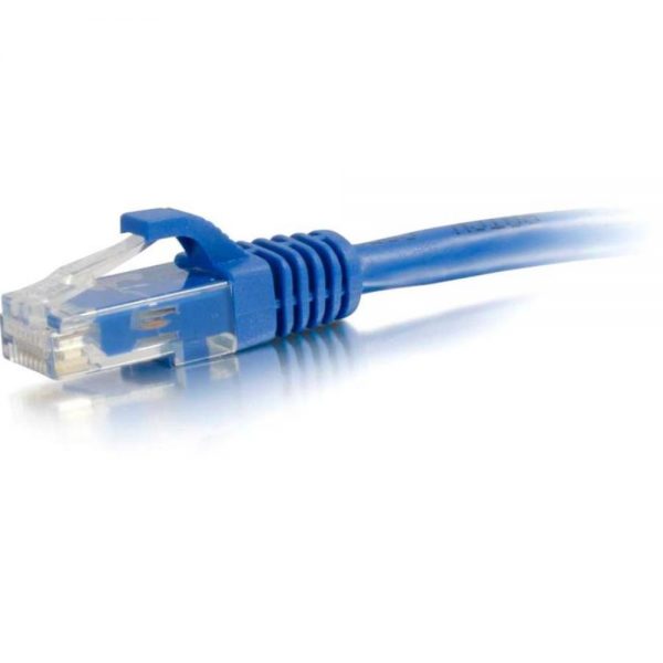 C2G 1ft Cat6a Snagless Unshielded (UTP) Network Patch Ethernet Cable-Blue - Category 6a for Network Device - RJ-45 Male - RJ-45 Male - 10GBase-T - 1ft - Blue