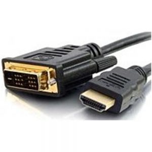 C2G 1m HDMI to DVI-D Digital Video Cable - HDMI/DVI for Audio/Video Device - 3.28 ft - 1 x HDMI (Type A) Male Digital Audio/Video - 1 x DVI-D (Single-Link) Male Digital Video - Shielding - Black