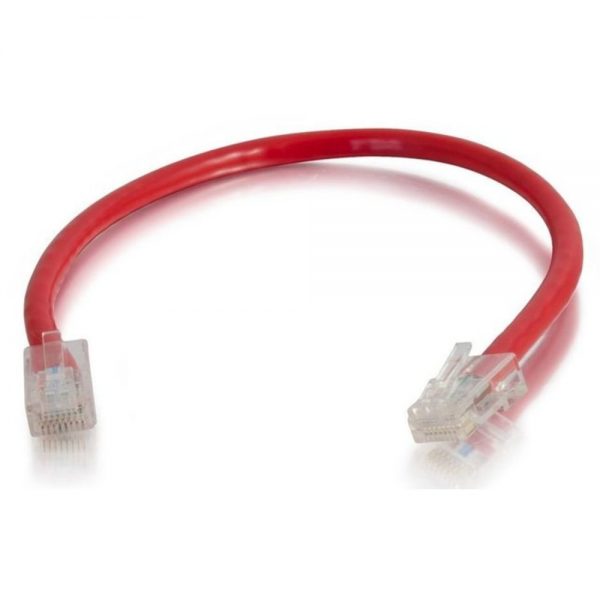 C2G 22675 3 Feet Cat5E Non-Booted Network Patch Cable - 1 x RJ-45 Male/Male - Red