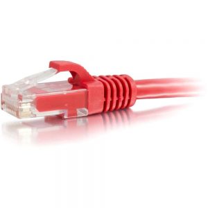 C2G-4ft Cat6 Snagless Unshielded (UTP) Network Patch Cable - Red - Category 6 for Network Device - RJ-45 Male - RJ-45 Male - 4ft - Red