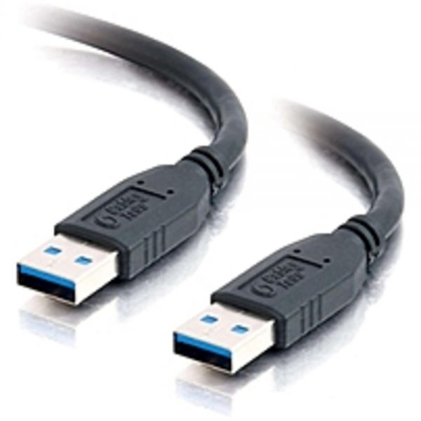 C2G 54171 2m USB 3.0 A Male to A Male Cable (6.5ft) - USB - 6.56 ft - 1 x Type A Male USB - 1 x Type A Male USB - Black