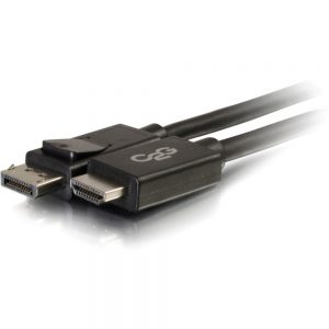 C2G 6ft DisplayPort to HDMI Adapter Cable - Black - DisplayPort/HDMI for Notebook