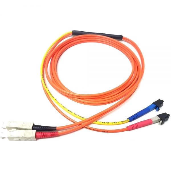 C2G 7115766 Fiber Optic Network Cable - 7 FT - LC / SC - 62.5/125 - RoHS Riser 3.0