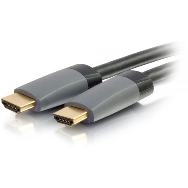 C2G 757120506331 25ft Select High Speed HDMI Cable with Ethernet M/M - In-Wall CL2-Rated - HDMI - 1.28 GB/s - 25 ft - 1 x HDMI (Type A) Male Audio/Video - 1 x HDMI (Type A) Male Audio/Video - Gold Plated - Shielding - Black