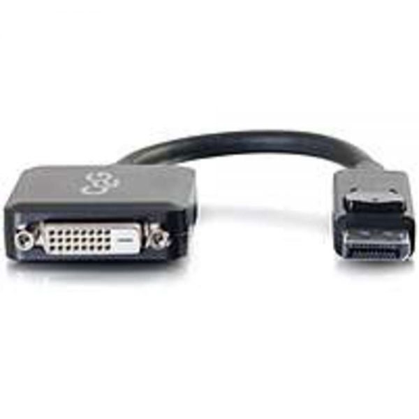 C2G 757120543176 54317 8-inch DisplayPort Male to DVI-D Female Active Adapter Cable