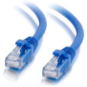 C2G 7ft Cat6a Snagless Unshielded (UTP) Network Patch Ethernet Cable-Blue - Category 6a for Network Device - RJ-45 Male - RJ-45 Male - 10GBase-T - 7ft - Blue