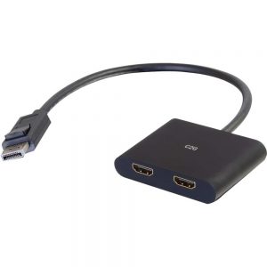 C2G DisplayPort to HDMI Monitor Splitter - 2 Port 4K HDMI MST Hub - 3840