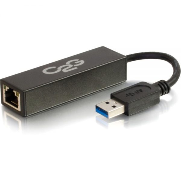 C2G USB 3.0 to Gigabit Ethernet Network Adapter - USB to Network Adapter - USB - 1 Port(s) - 1 - Twisted Pair