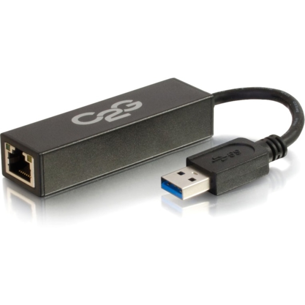 C2G USB 3.0 to Gigabit Ethernet Network Adapter - USB to Network Adapter - USB - 1 Port(s) - 1 - Twisted Pair C2G USB 3.0 to Gigabit Ethernet Network Adapter - USB to Network Adapter - USB - 1 Port(s) - 1 - Twisted Pair