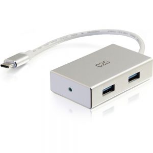 C2G USB C Hub - USB 3.0 Type-C to 4-Port USB A Hub - USB Type C - External - 4 USB Port(s) - 4 USB 3.1 Port(s) - PC