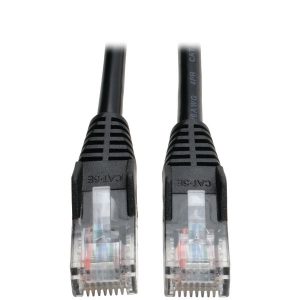 Tripp Lite N001-025-BK CAT-5/5E Snagless Molded Patch Cable (25ft)